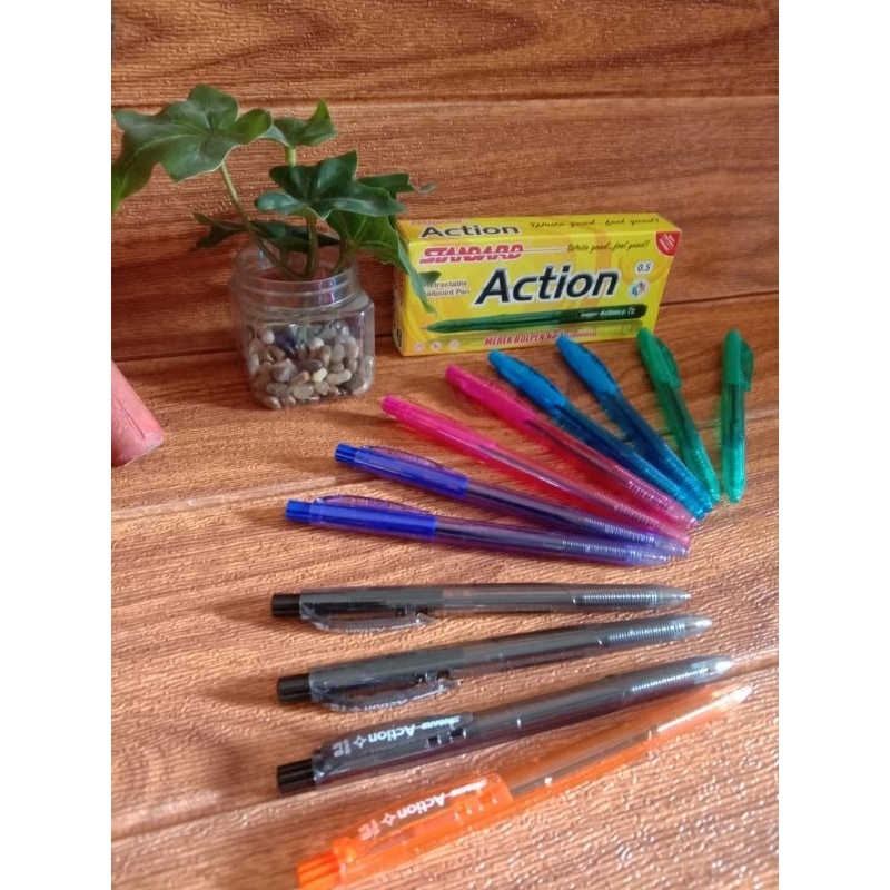

Bolpen/Pen/click/Standard/Action/0, 5/isi(12pc)