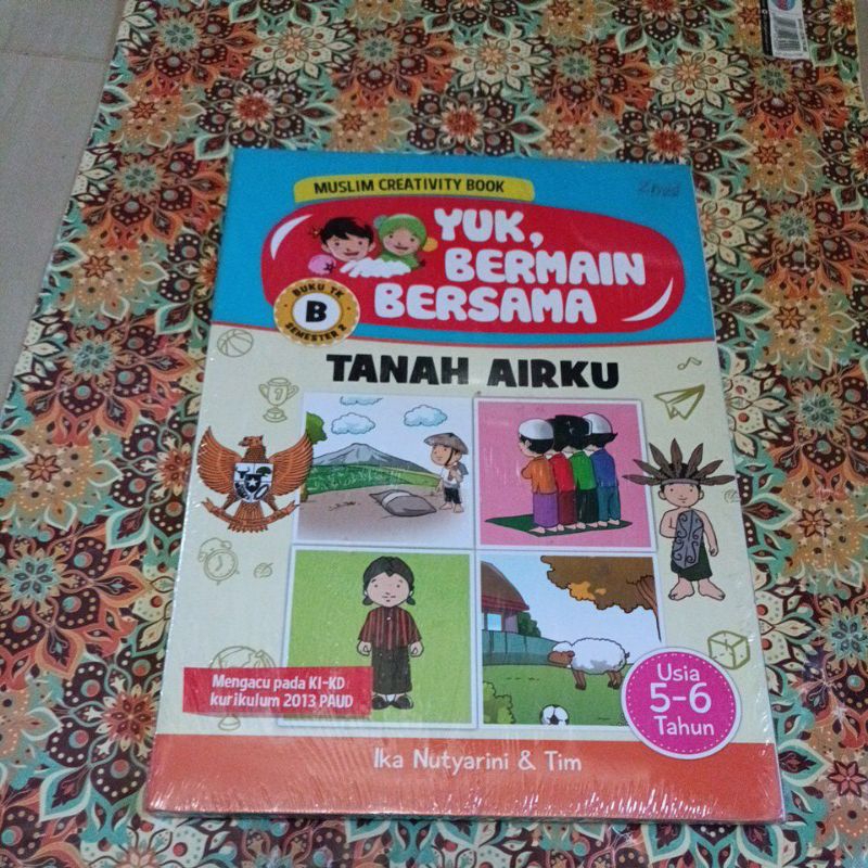 Paket  buku Muslim Creativity Book untuk Tk B semester 2