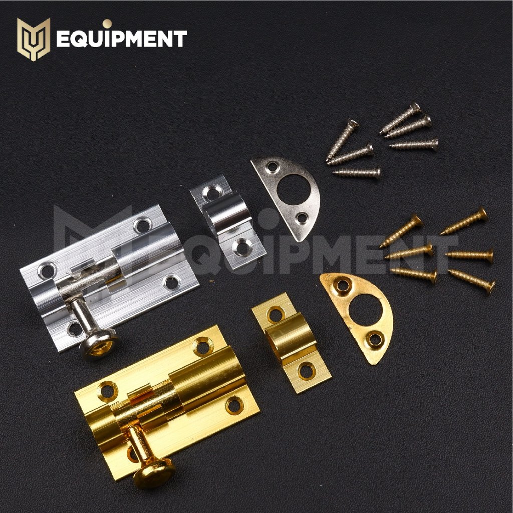 grendel aluminium 2inci / slot selot pintu jendela 2" tebal / 2inch thick aluminum latch door bolt