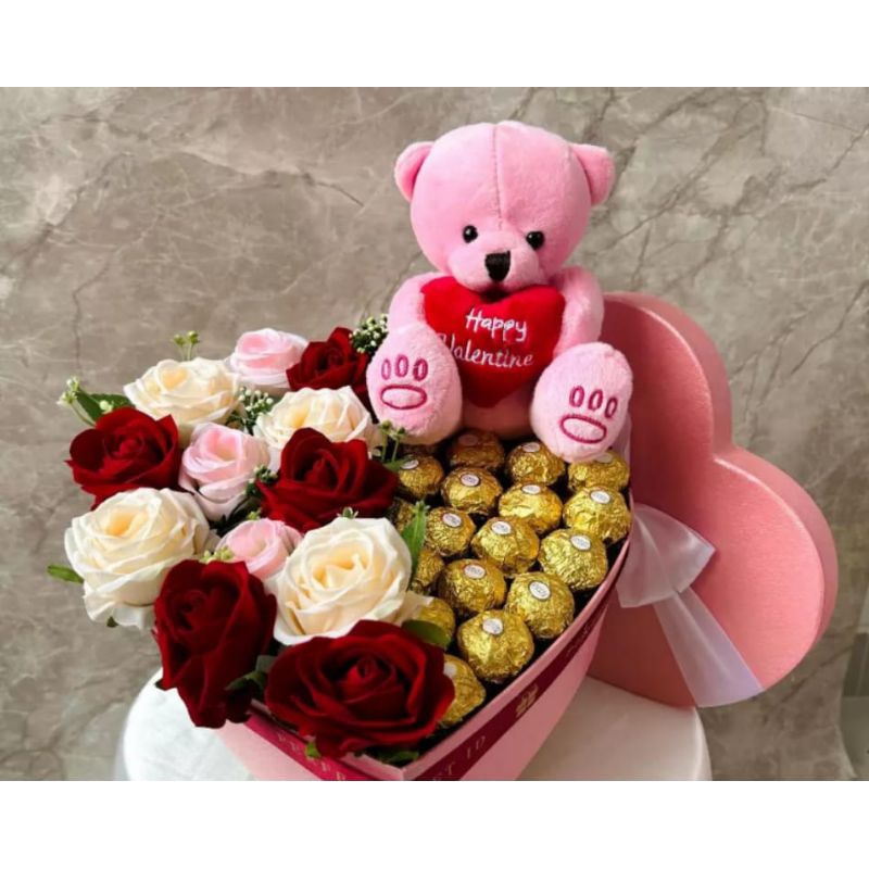 

buket coklat fress boneka