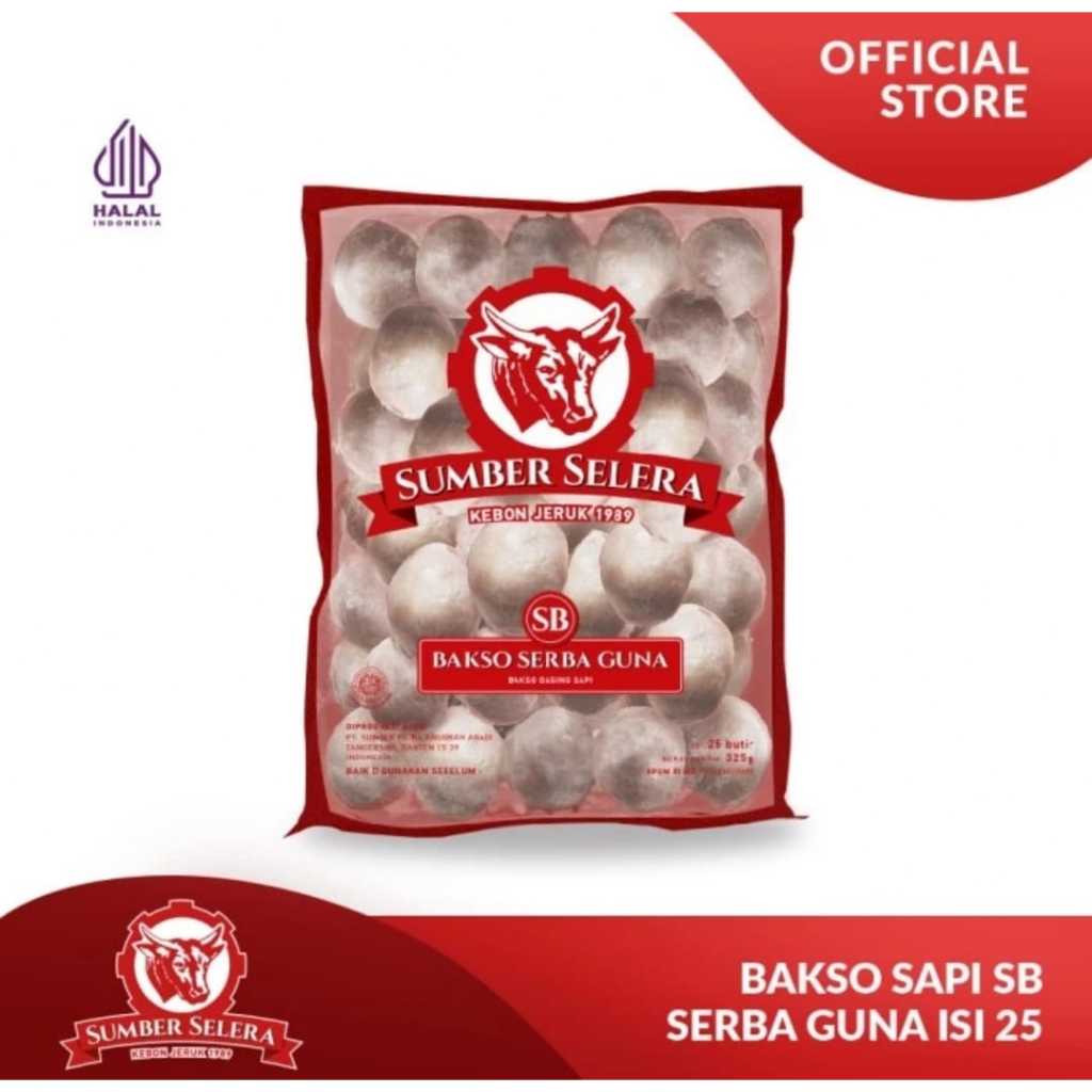 

Bakso Sumber Selera SB Serbaguna 25pcs 325g