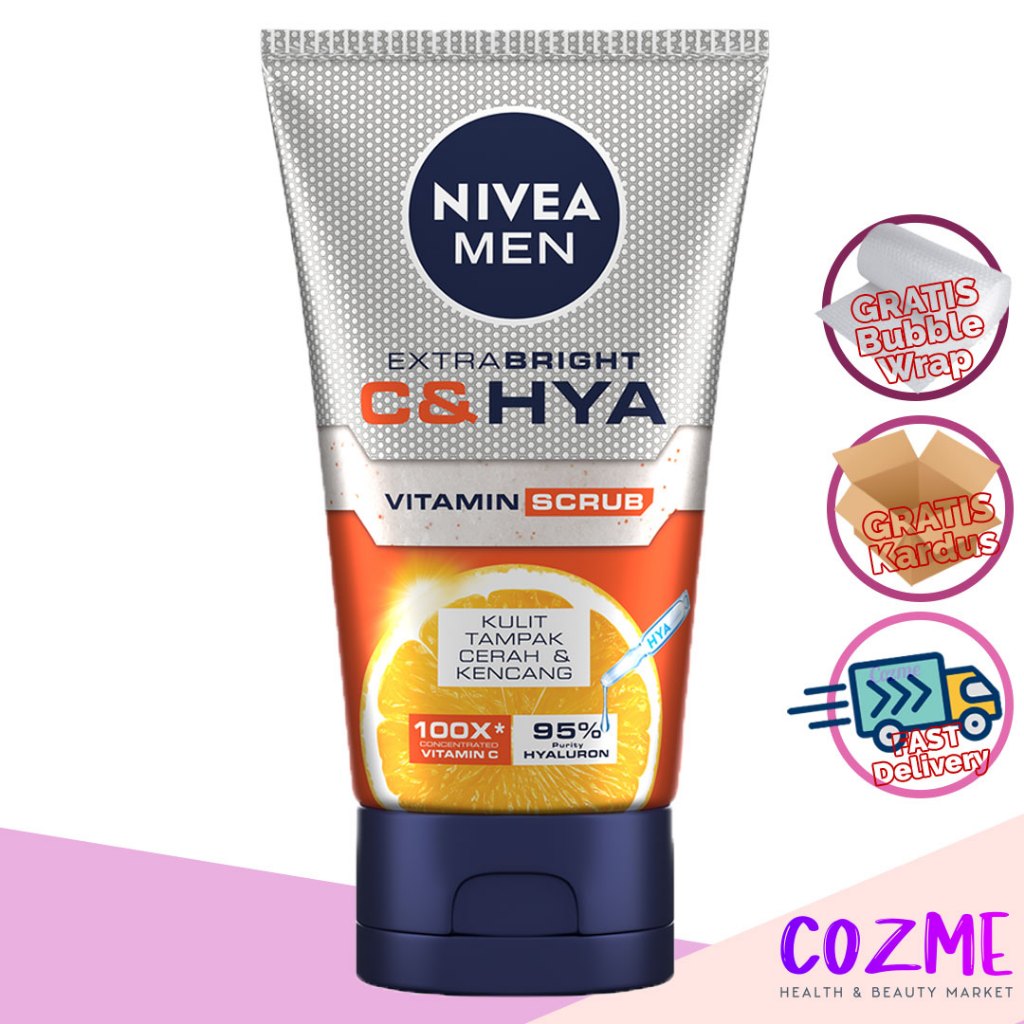 NIVEA MEN Extra Bright C & HYA Vitamin Scrub 100mL