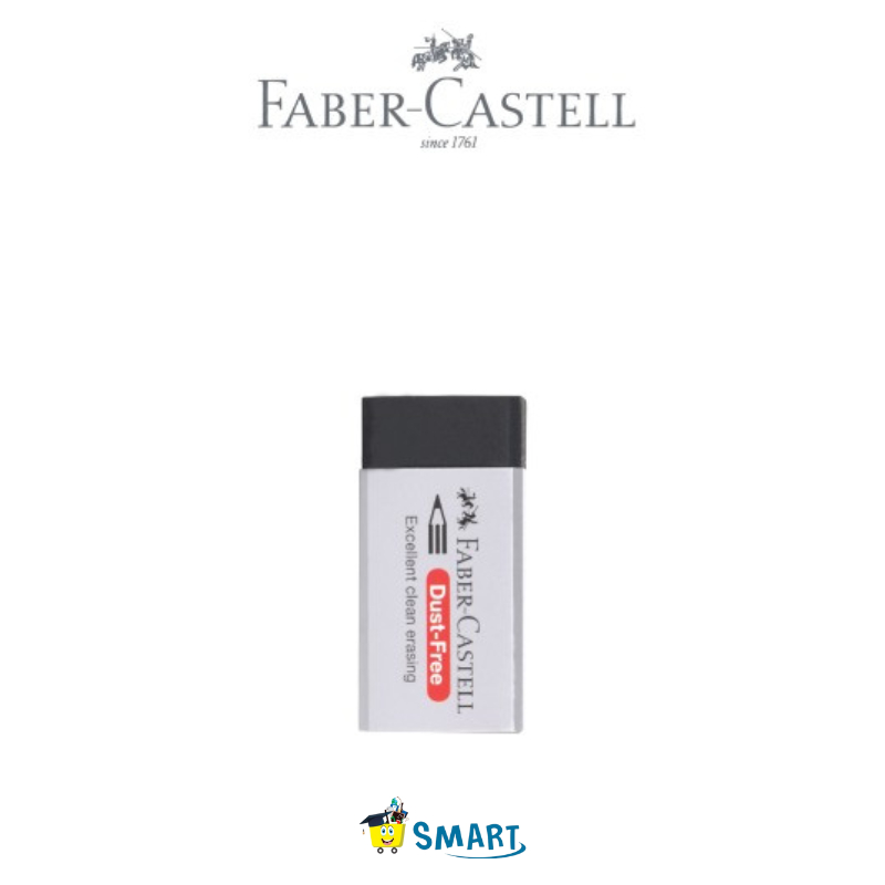

(1PCS) FABER CASTELL DUST - FREE ERASER BLACK NEW