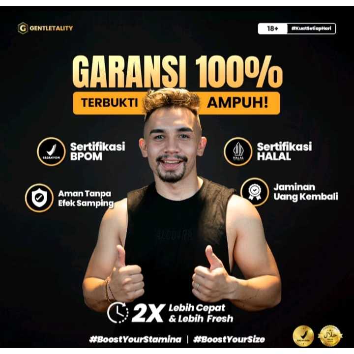 GENTLETALITY - Suplemen Penambah Stamina Pria