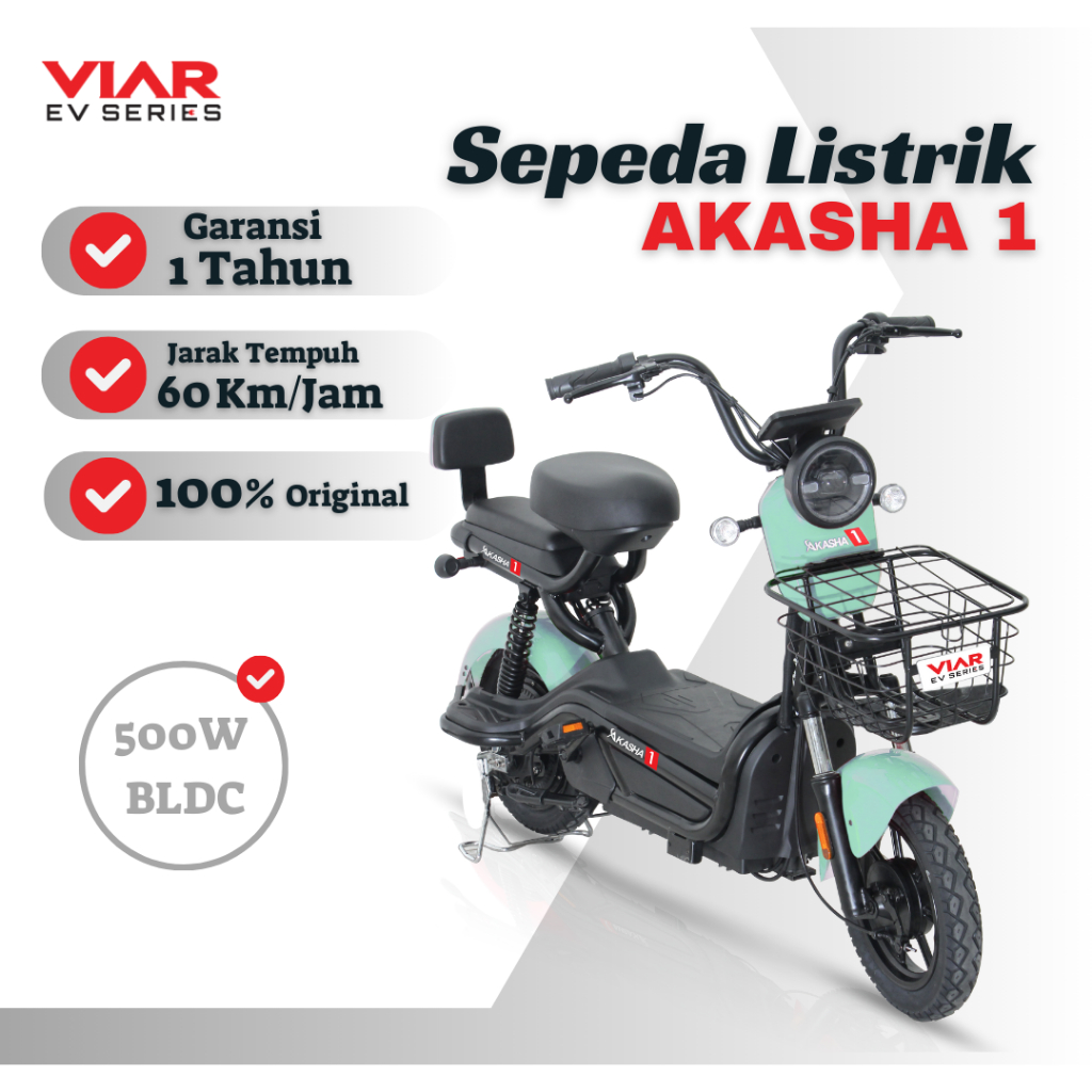 SEPEDA LISTRIK AKASHA1 VIAR