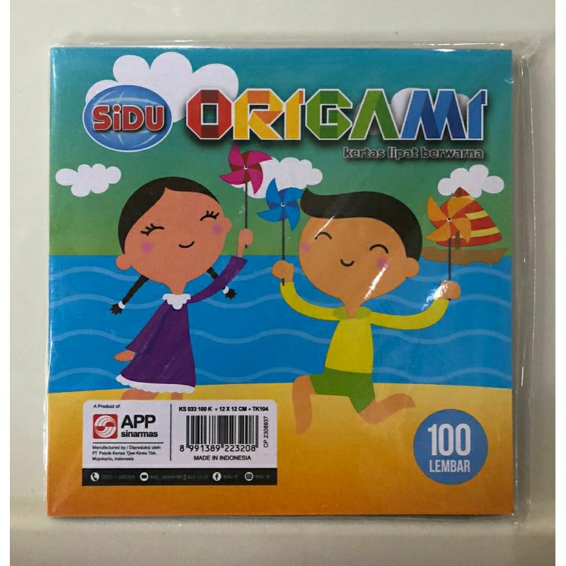

Origami Sidu Kertas Lipat Berwarna Kecil