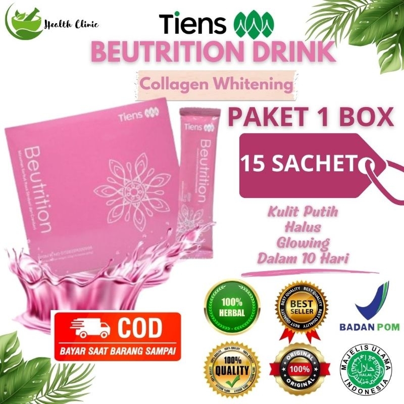 Beutrition Drink Colagen Pemutih Badan | Colagen Pemutih Badan Permanen BPOM | Collagen Drink Pemuti
