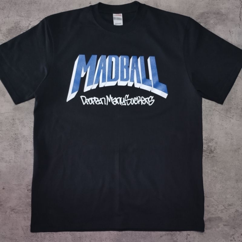 kaos band MADBALL tag stitch supply heavy cotton 16s