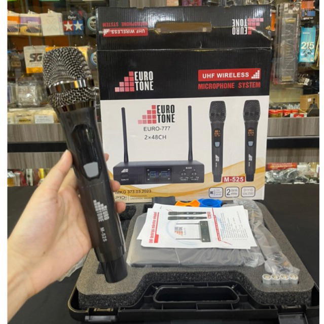 MIC WIRELESS EURO TONE M525 2 MICROPHONE