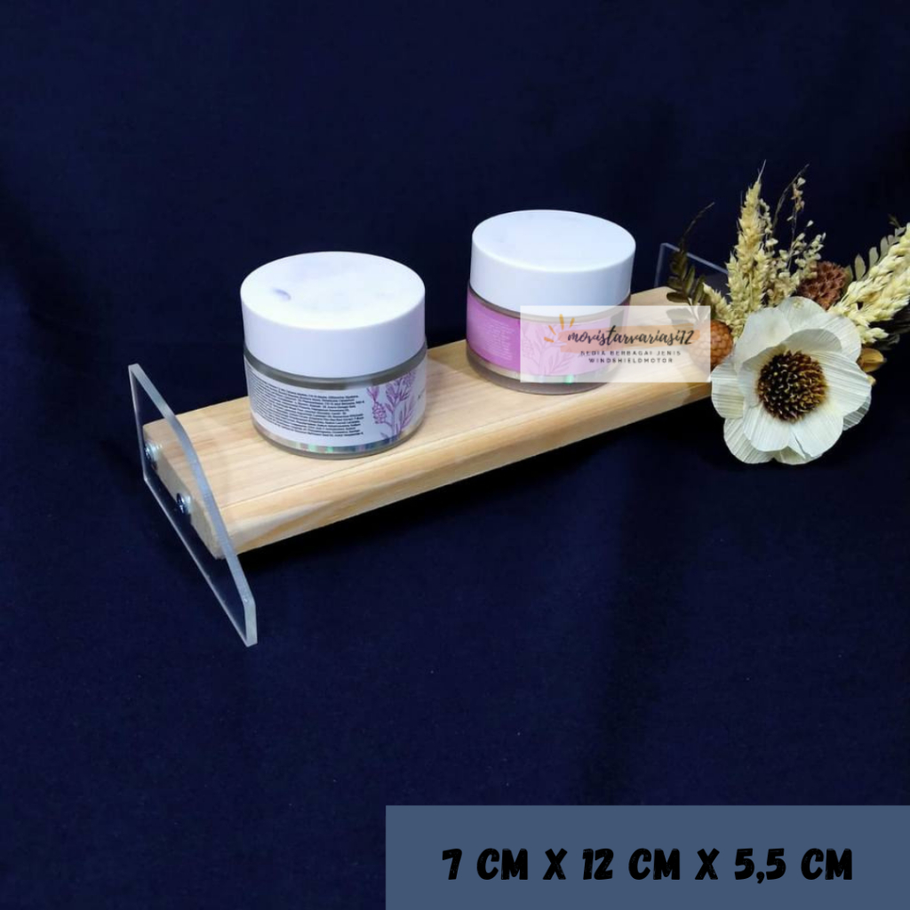 Rak Susun Kayu Akrilik 1 Susun Rak Akrilik Cosmetik 1 Susun Rak Parfum Rak Organizer Serbaguna Rak M