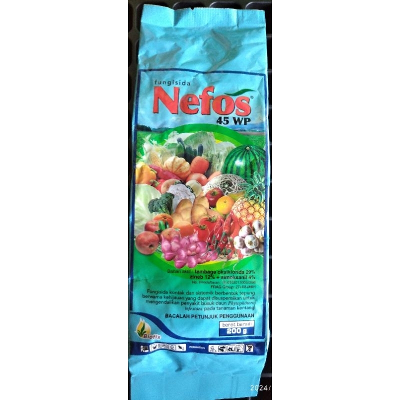 FUNGISIDA NEFOS 45 WP 200 GRAM