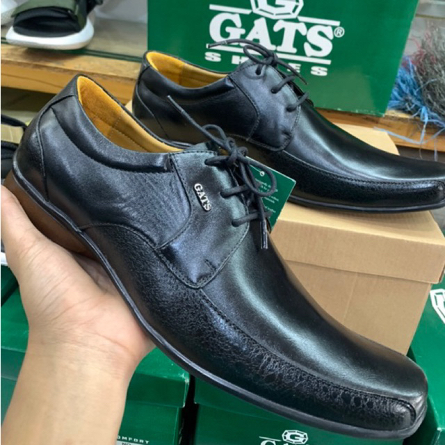 Sepatu Formal Kerja Kantor Pantofel Kulit Asli Pria Gats ZU - 0003