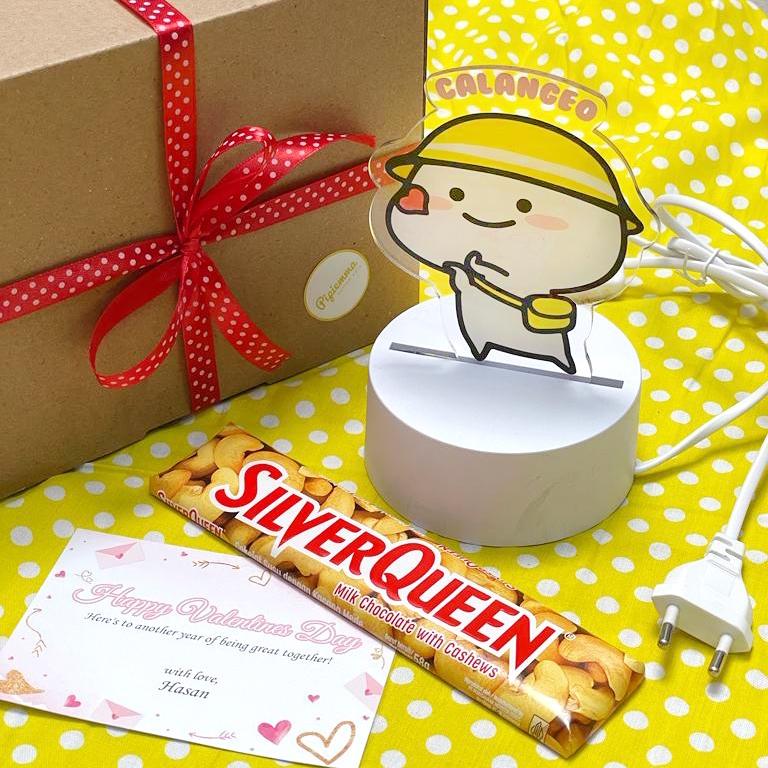 

Kado Valentine Lampu Tidur Hampers pacar valentines day Bucin