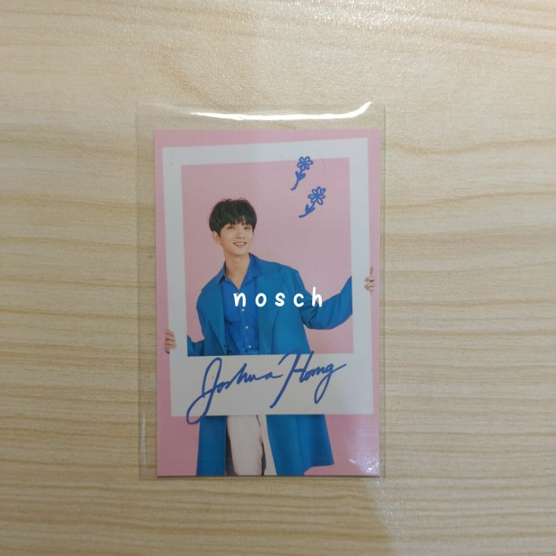 official pc tc joshua caratland 2019 / seventeen photocard