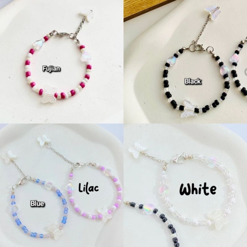 gelang manik aesthetic ukuran dewasa gelang manik korea gelang manik estetik gelang manik lucu gelan
