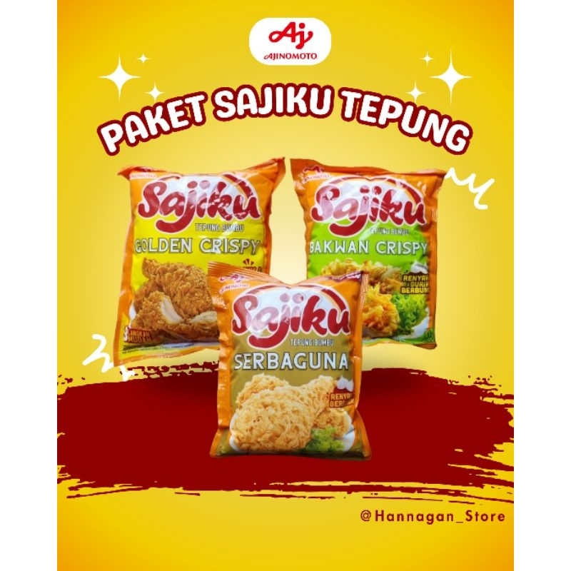 

AJINOMOTO PAKET SAJIKU TEPUNG BUMBU HEMAT LENGKAP MURAH