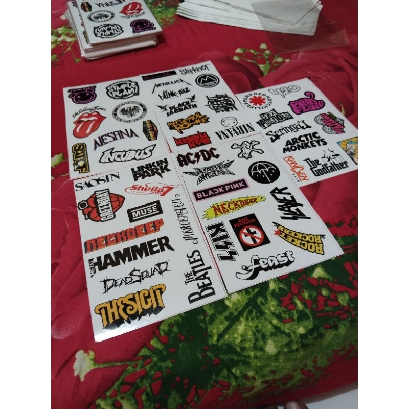 

stiker band 5 lembar