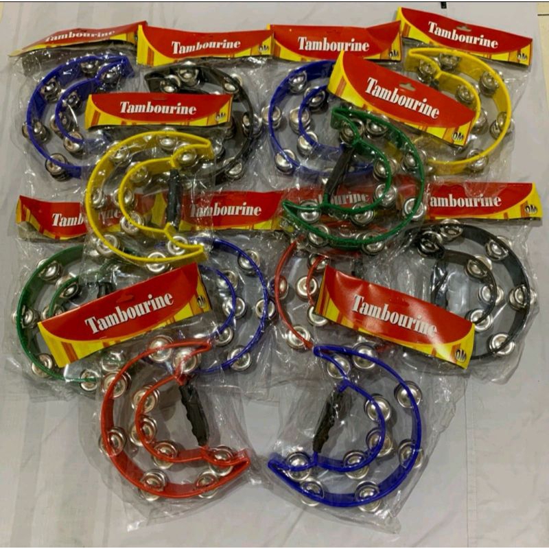 Alat musik Tamborin Alat musik kecrek Tamborin Doublle murah harga grosir