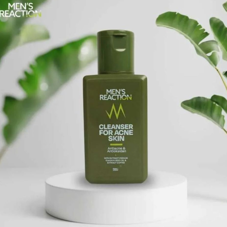 SABUN CUCI MUKA PRIA DAN SABUN MANDI HARUM MINT SEGAR ALAMI MEN’S REACTION