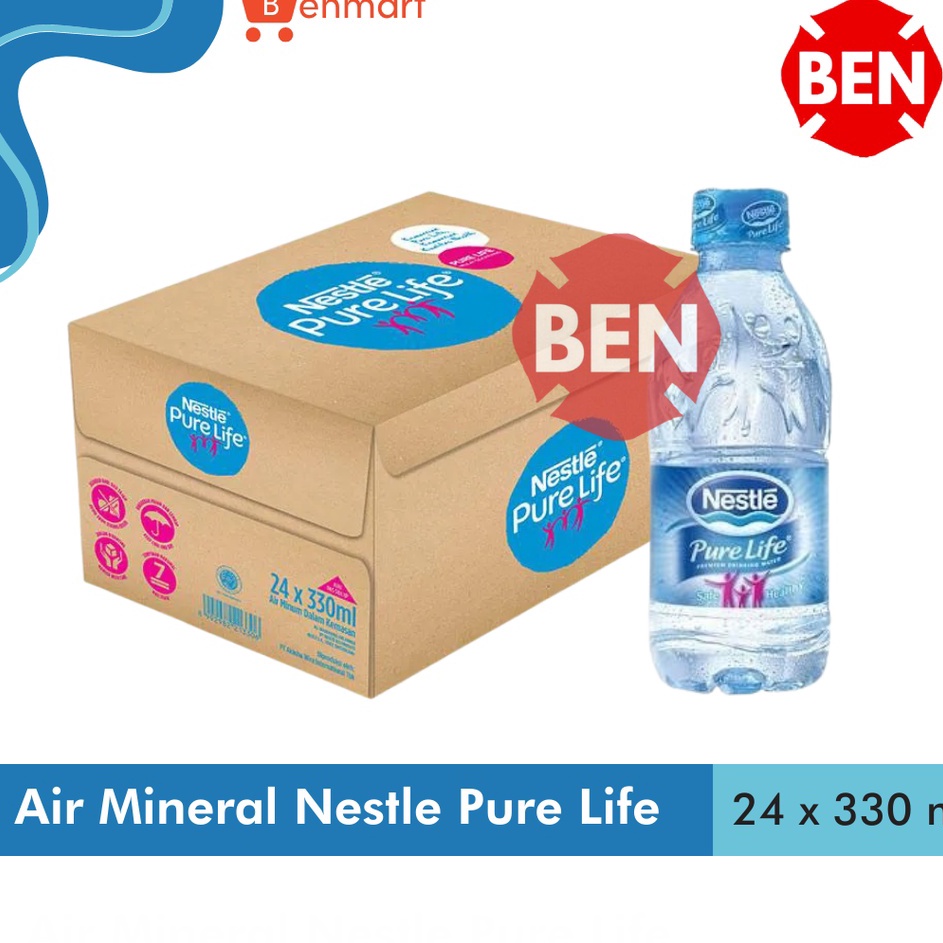 

New Product Trxx4X8j Air Mineral Nestle Pure Life 33ml 33 ml Minum Sedang Mini Murah Dus