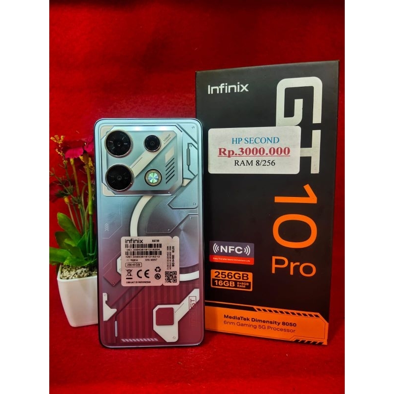 INFINIX GT 10 PRO RAM 8/256 SECOND