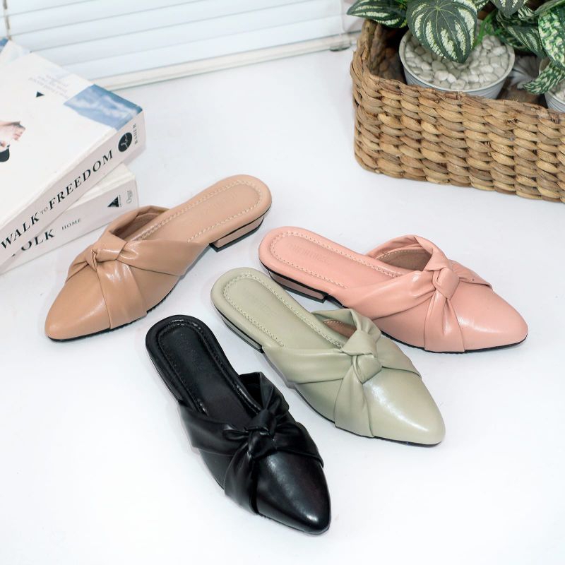 Minimize Chloe Sepatu Wanita Small Size Ukuran 34 35 36 Model Mules/Sepatu Sendal/Slop