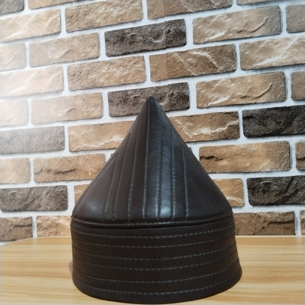 PECI Kulit pria TERBARU- peci pria kulit asli garut