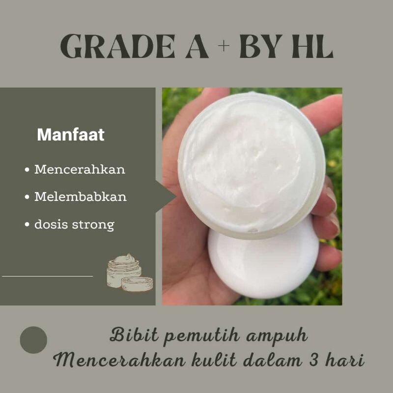 BIBIT PEMUTIH BADAN GRADE A+ by HL Whitening-Bibit Pemutih