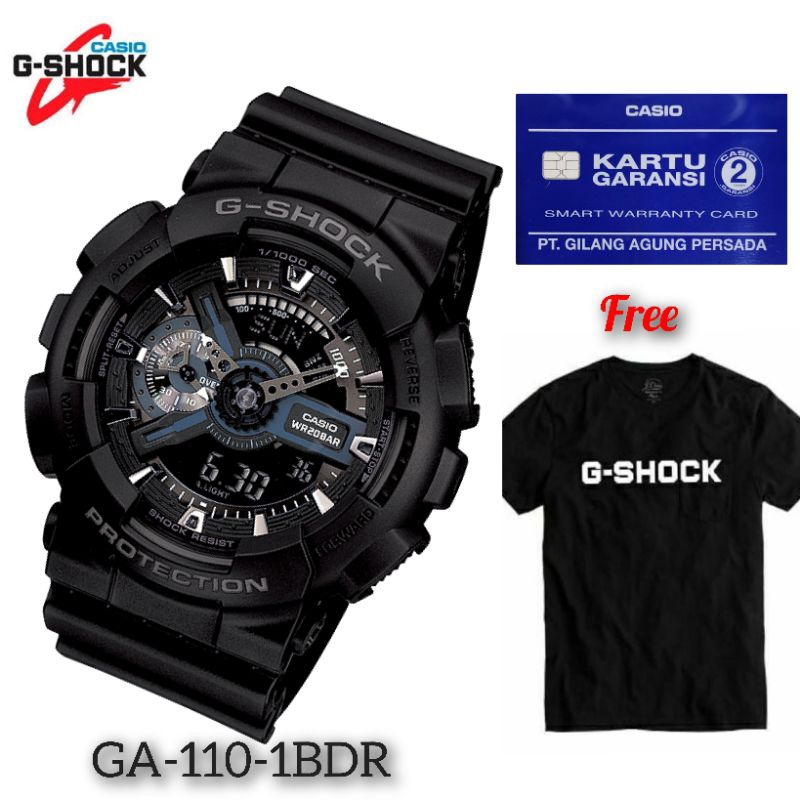 JAM TANGAN CASIO G-SHOCK GA-110-1BDR / GA-110-1BDR ORIGINAL