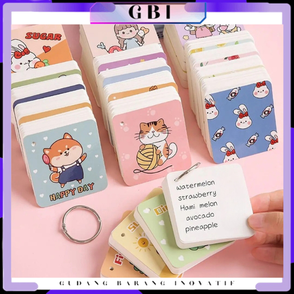 

GBI Notepad Dengan Gantungan DIY Book 80Lembar Buku Catatan Memo Karakter Notebook Ring Mini Isi 80 Lembar Buku Note Gantung Karakter Lucu Sticky Note Lucu