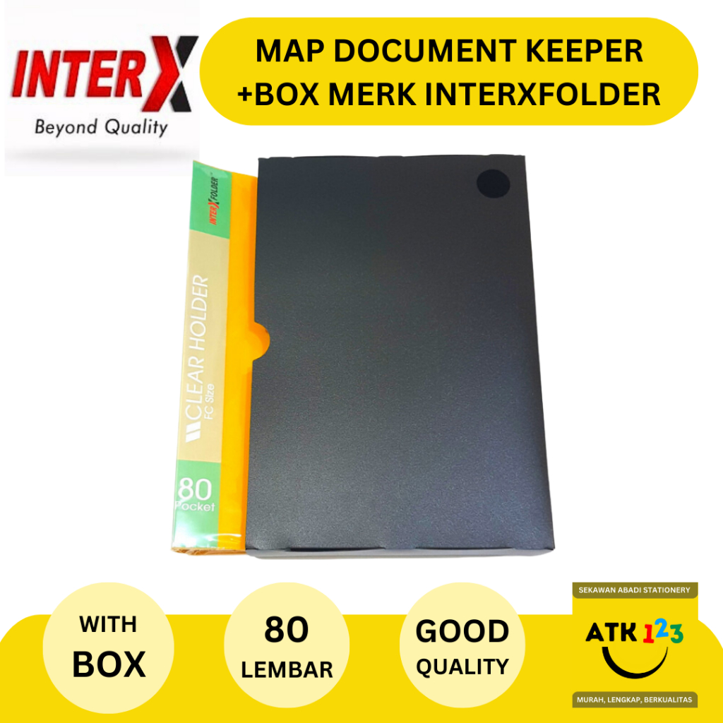 

Map Clear Holder / Document Keeper Folio InterXFolder Isi 80 + Box