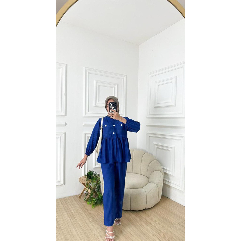 ZERAX - SETELAN BAJU CWEK KEKINIAN / ZALWI SET / OUTFIT DAILY WANITA ABG