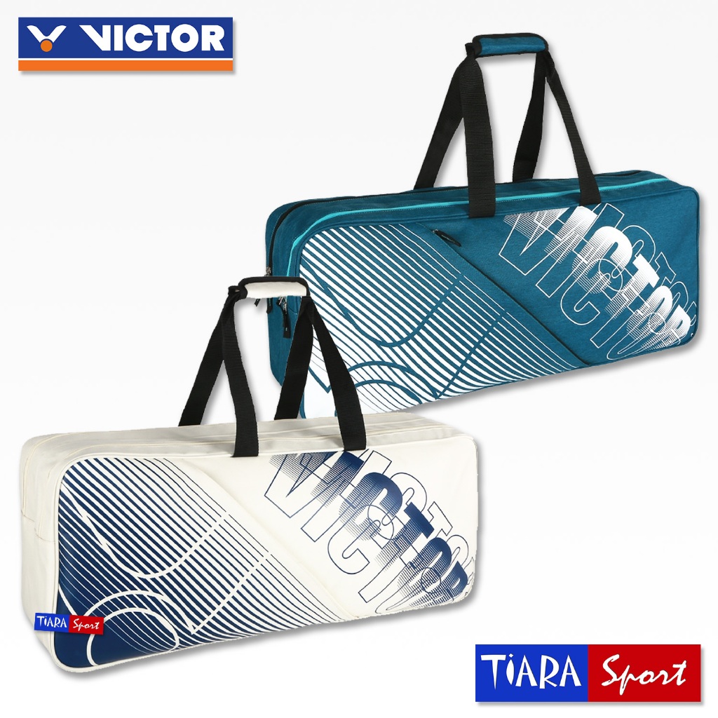 Tas Raket 2R VICTOR BR 6617 - Putih / Biru - Badminton Bag BR6617
