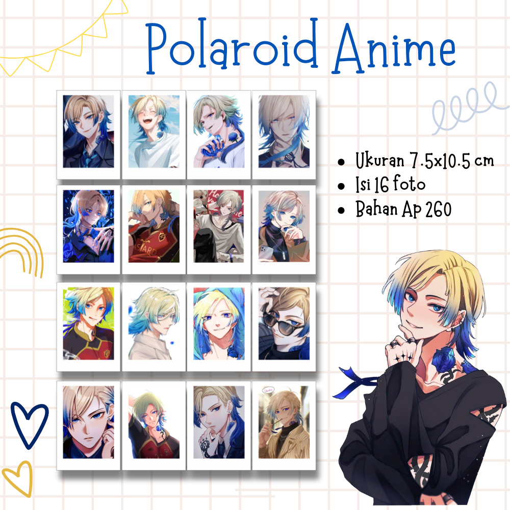 polaroid anime blue lock kaiser / bisa custom