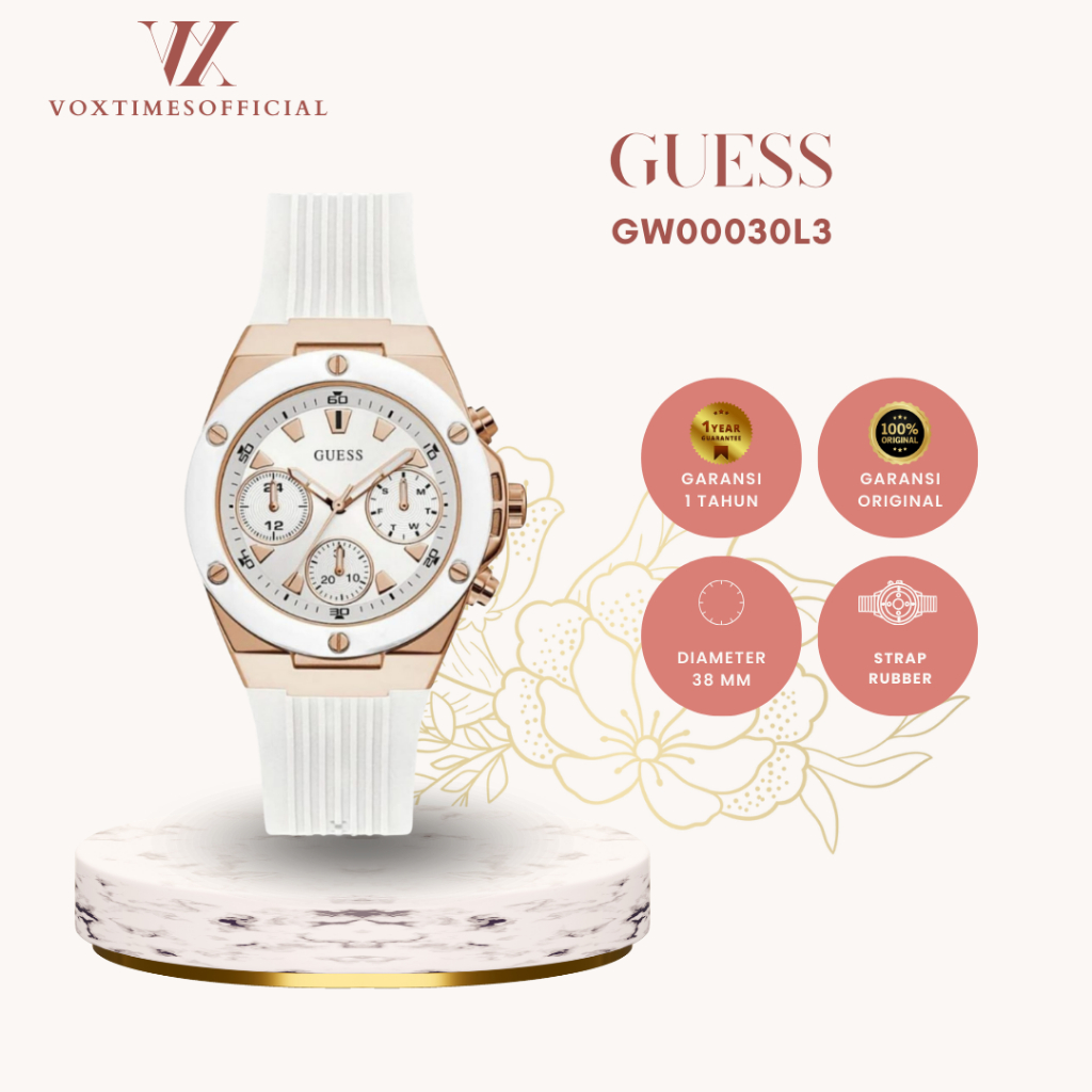 VOXTIMES -- Jam Tangan Wanita Guess Original Garansi 1 tahun