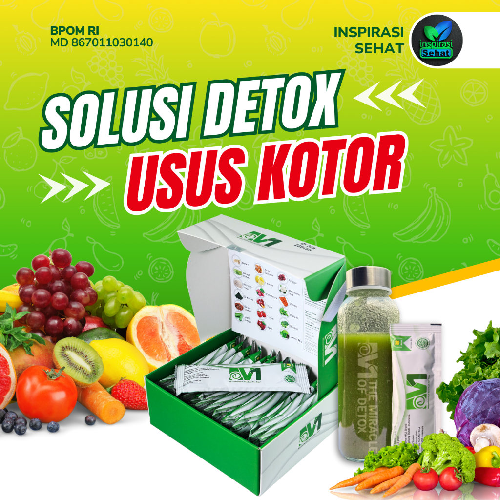 Cuci Usus | V1 Detox Usus | Herbal Cuci Usus | Detox Usus Kotor | Cuci Usus Kotor