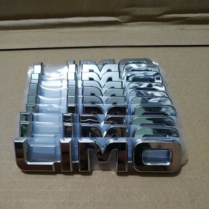 emblem limo tulisan emblem pintu bagasi vios taxi original