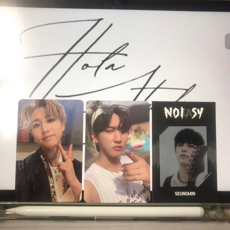 Straykids Photocard PC Official Noeasy Album : Changbin Han Jisung Seungmin