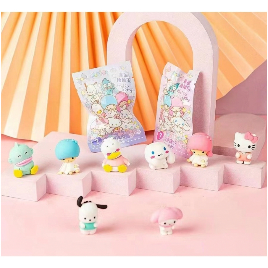 

ID PENGHAPUS PENSIL MYSTERY BAG ERASER CUTE PENCIL ERASER BLIND BOX