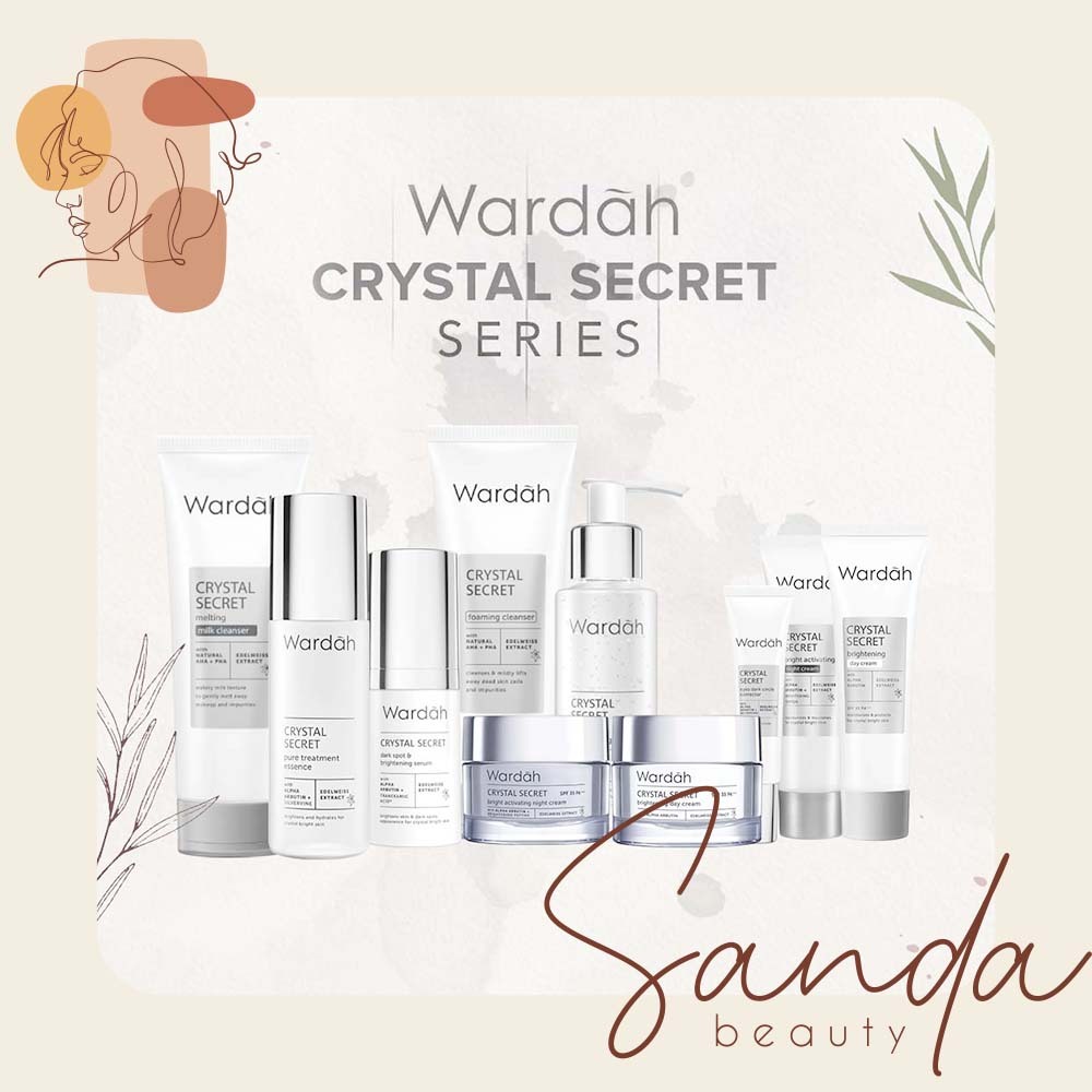Wardah Crystal Secret Series - Rangkaian Skincare Untuk Mencerahkan dan Melembabkan