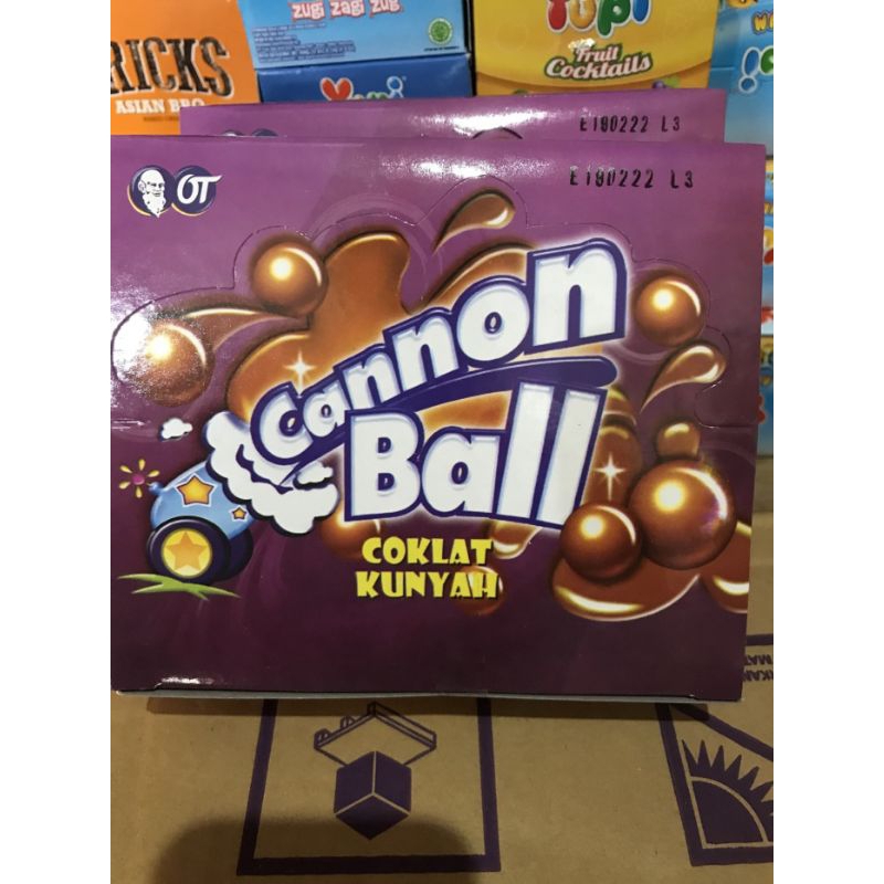 

CANNON BALL COKLAT KUNYAH 1 BOX