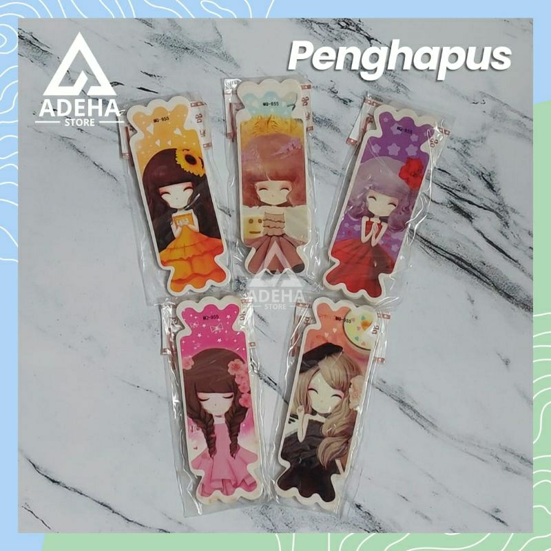 

ADEHA - Eraser Penghapus Pensil Karakter Motif Lucu dan Cantik Stip Murah MQ955