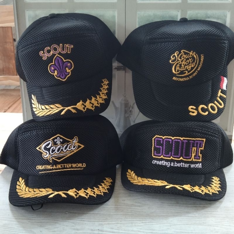 Topi jaring SCOUT Pramuka Indonesia