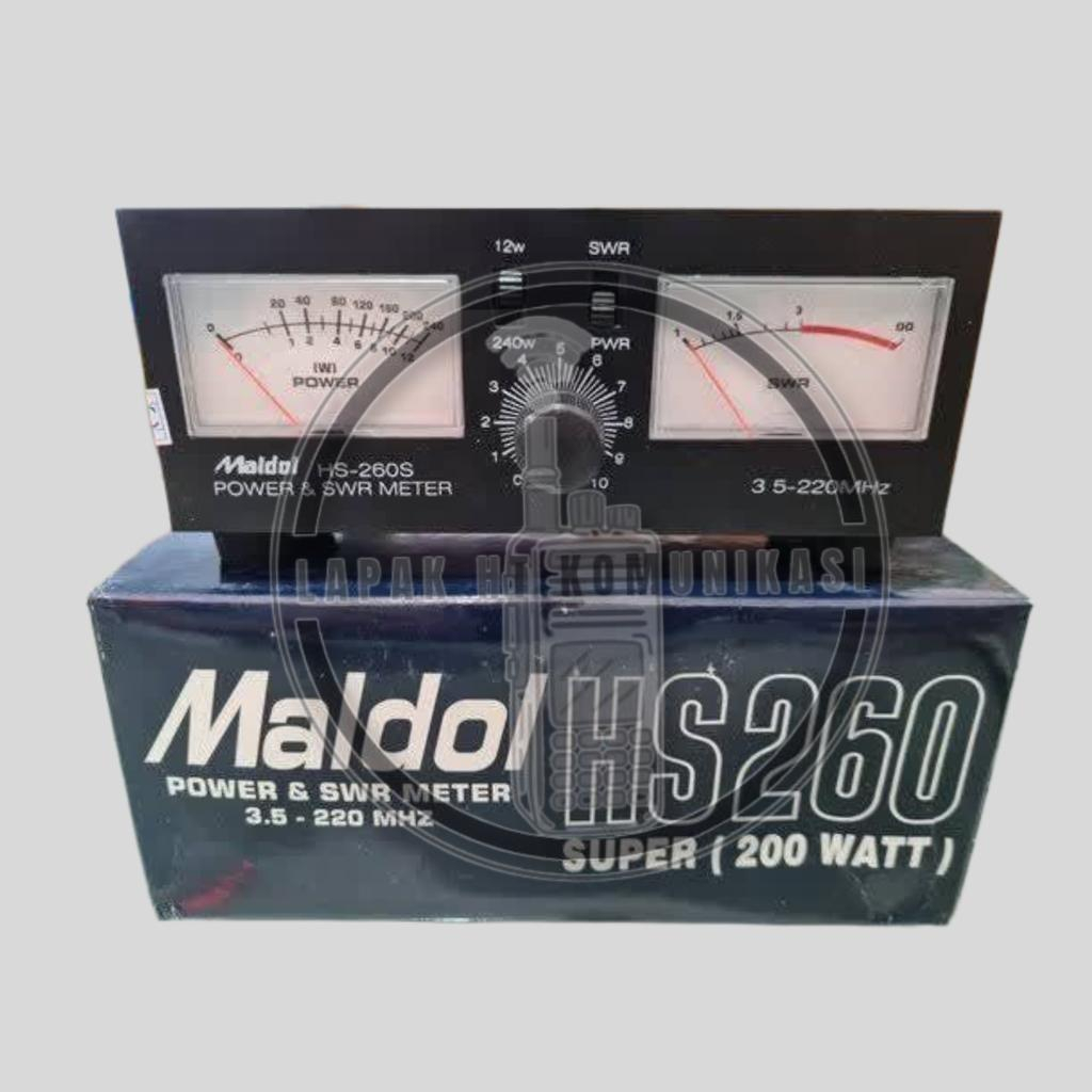 SWR dan Power Meter Maldol HS 260