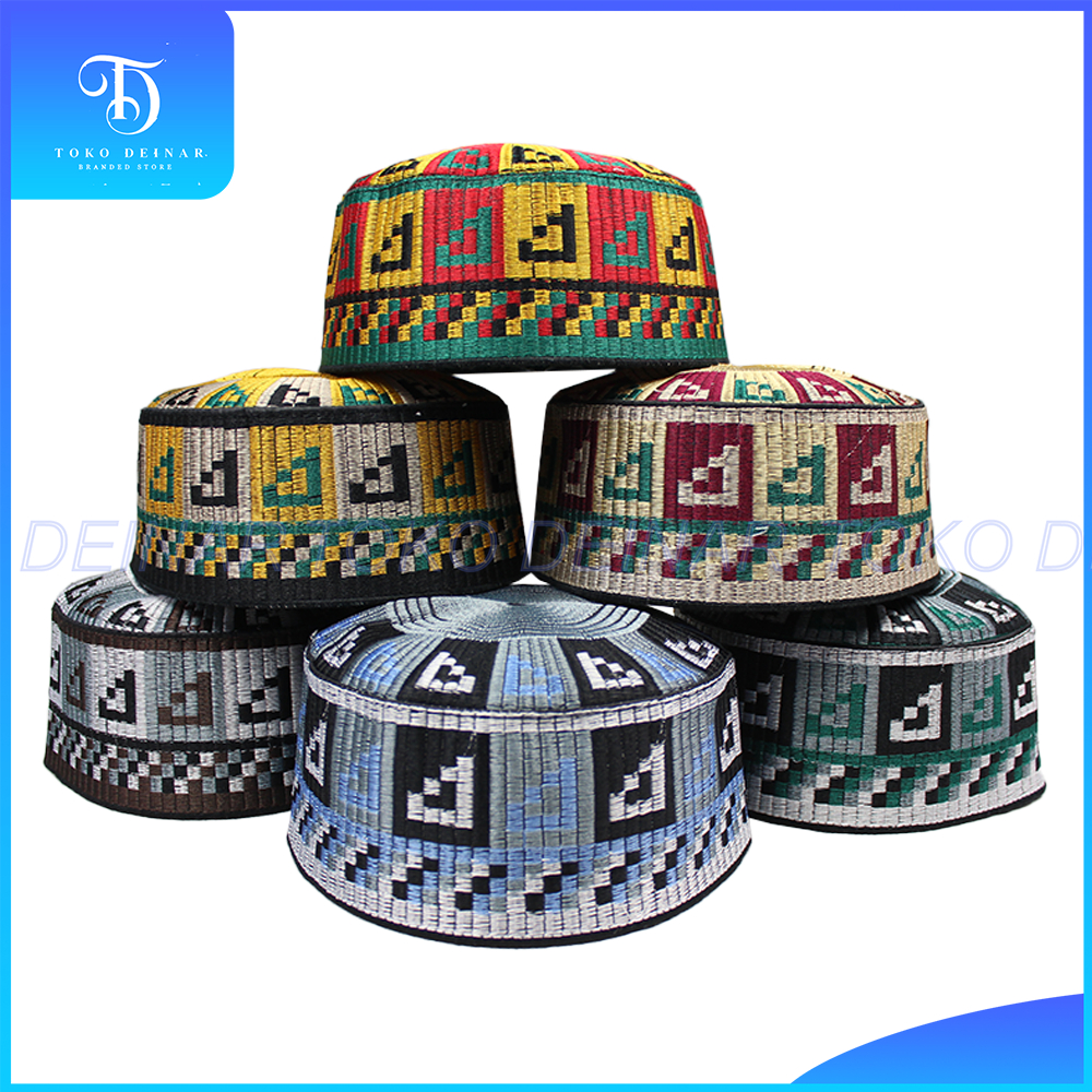 Peci Haji Meukeutop Aceh Teuku Umar Kopiah Sholat Pria Kopyah Solat Santri Laki Laki Dewasa Anak Kop