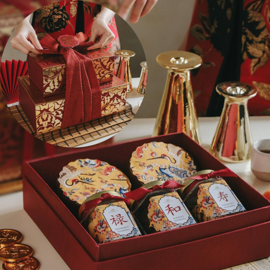 

QING RED LIONG C HAMPERS (UPGRADE) - HAMPERS IMLEK/HAMPERS CNY/HAMPERS SINCIA