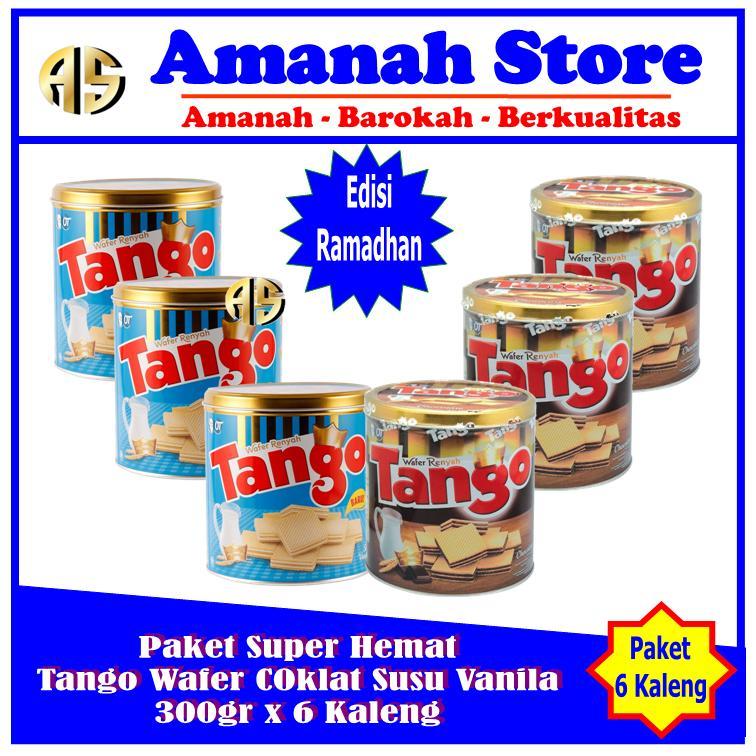 

Tango Wafer Coklat Vanila 300gr 1 Karton Mix