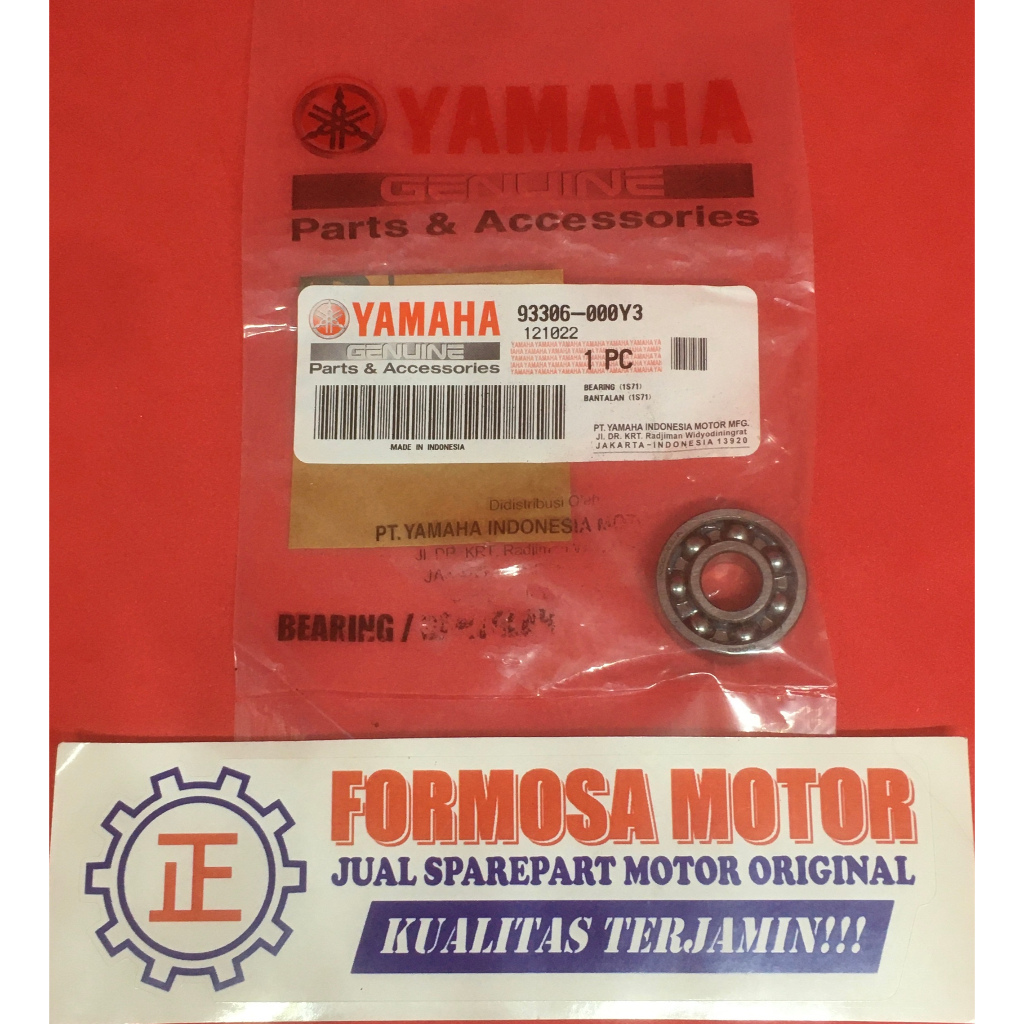 BEARING YAMAHA 6000 93306-000Y3 YAMAHA ORIGINAL