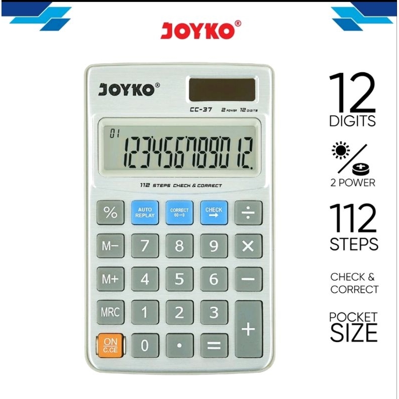 

Joyko Calculator CC-37 12 Digits