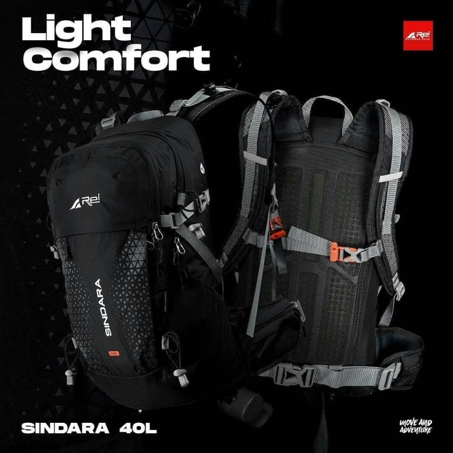 Tas Semi Carrier Sindara 40 Liter Arei Outdoorgear Daypack Rei